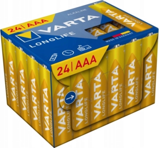 Αλκαλικές μπαταρίες Varta Longlife Power AAA 24 τεμ.