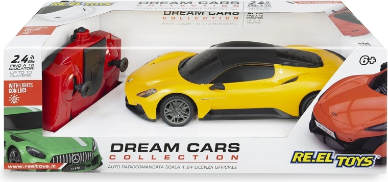 Maserati MC20 RC αυτοκίνητο με τηλεχειριστήριο 1:24 κίτρινο 17 cm - 1 τεμάχιο