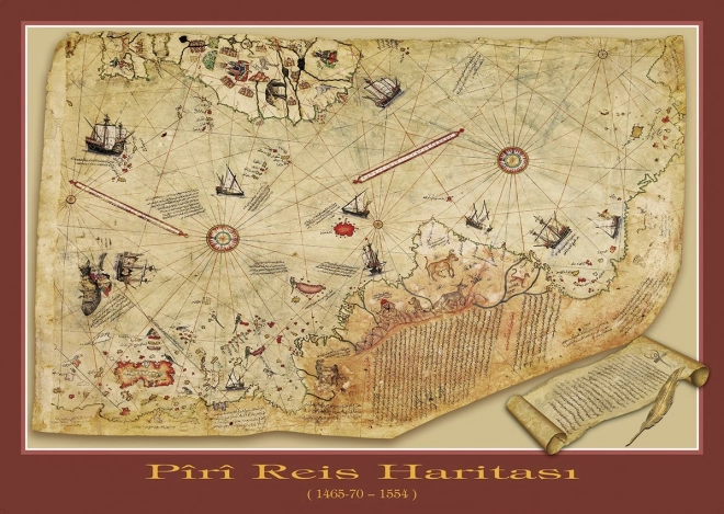 Παζλ Χάρτης του καπετάνιου Reise 1000 κομμάτια ART PUZZLE