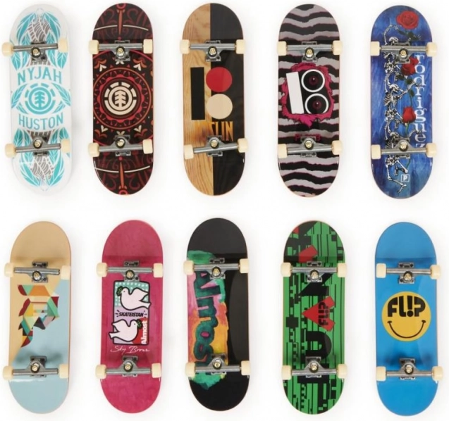 Tech Deck σετ 10 μίνι σκέιτμπορντ