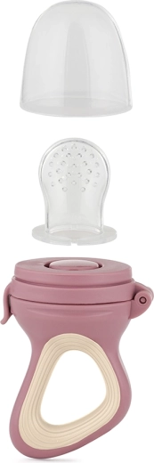 Petite&Mars σιλικονούχα πιπίλα ταΐσματος Fruzi rose & sand 6 μ+