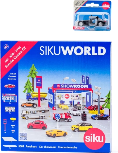 SIKU World εκθεσιακός χώρος αυτοκινήτων με αυτοκίνητο