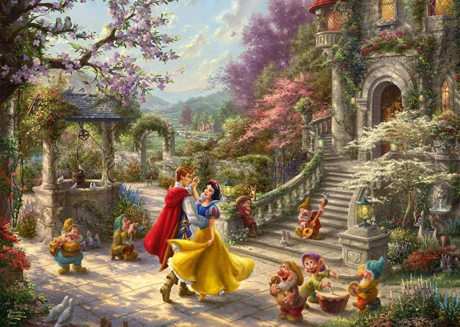 Παζλ SCHMIDT DISNEY Η Χιονάτη χορεύοντας στις ηλιαχτίδες – 1000 κομμάτια