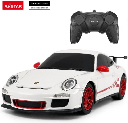 Rastar Porsche 911 GT3 RS RC αυτοκίνητο με τηλεχειρισμό 1:24 λευκό - 1 τεμάχιο