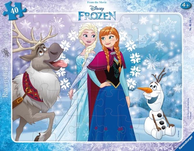 Ravensburger Παζλ Frozen: Η Άννα και η Έλσα 40 κομμάτια
