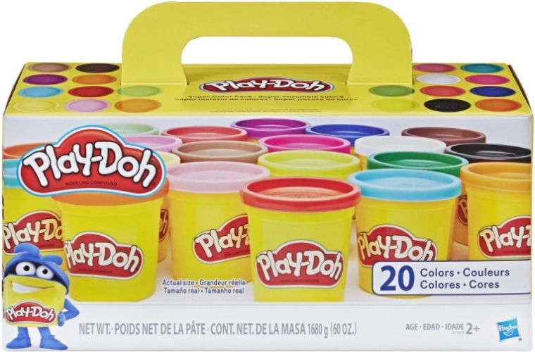 Πλαστελίνη PLAY-DOH – σετ 20 χρωμάτων σε βαλιτσάκι