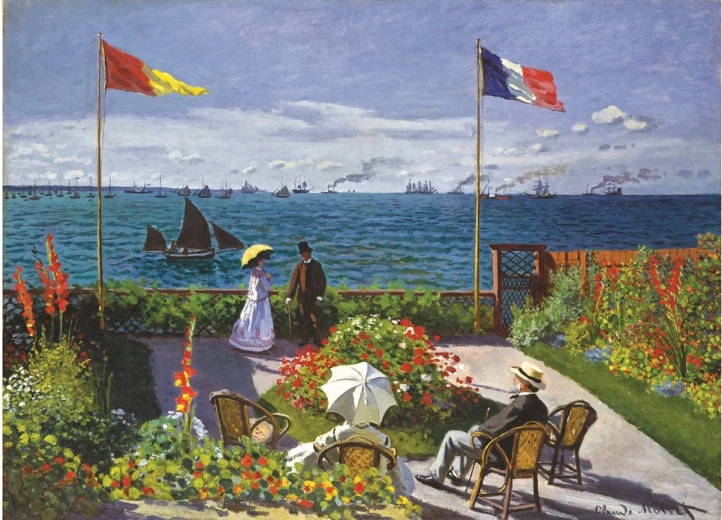 Παζλ Κήπος στο Sainte-Adresse 1000 κομμάτια EUROGRAPHICS
