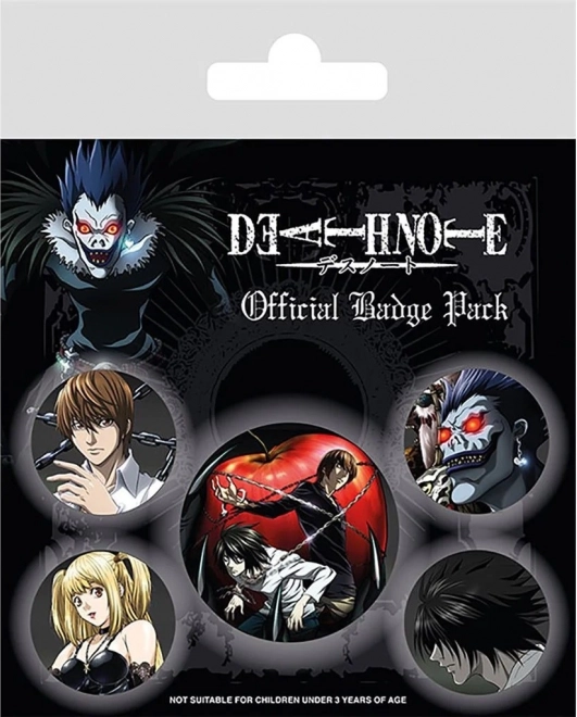 Σετ κονκάρδων Death Note – 5 τεμ.