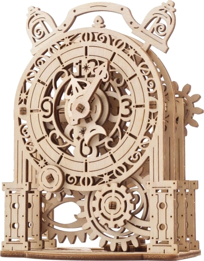 UGEARS 3D ξύλινο μηχανικό παζλ – διακοσμητικό ξυπνητήρι