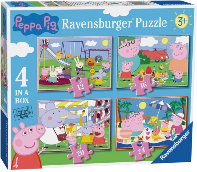 Ravensburger Παζλ Peppa Pig: Διασκεδαστικές μέρες 4 σε 1