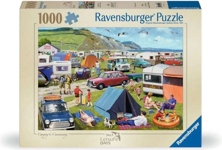 Παζλ Ravensburger Leisure Days αρ. 5: κάμπινγκ και τροχόσπιτα 1000 κομμάτια