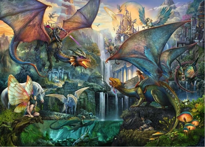 Παζλ Ravensburger Μαγικό δάσος δράκων 9000 κομμάτια