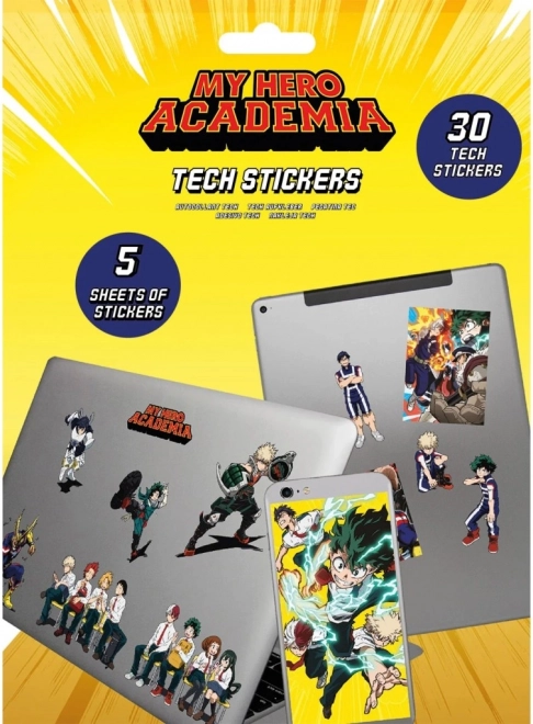 Τεχνικά αυτοκόλλητα My Hero Academia – σετ 5 φύλλων