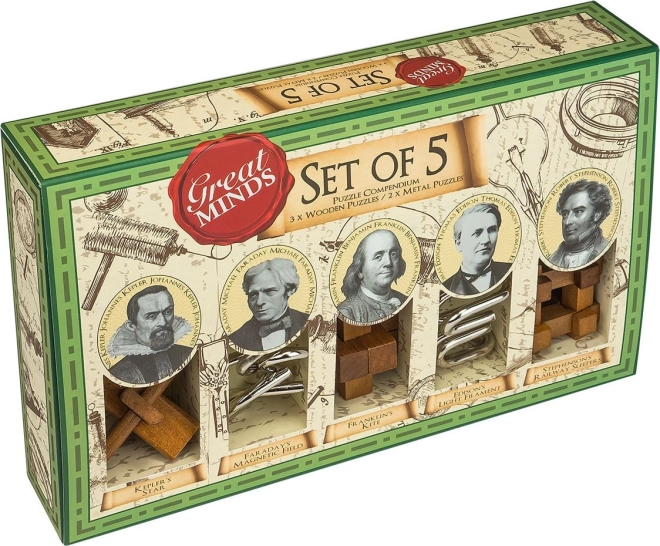 PROFESSOR PUZZLE σετ 5 γρίφων Great Minds