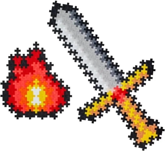 Pixel σπαθί ως διακοσμητικό
