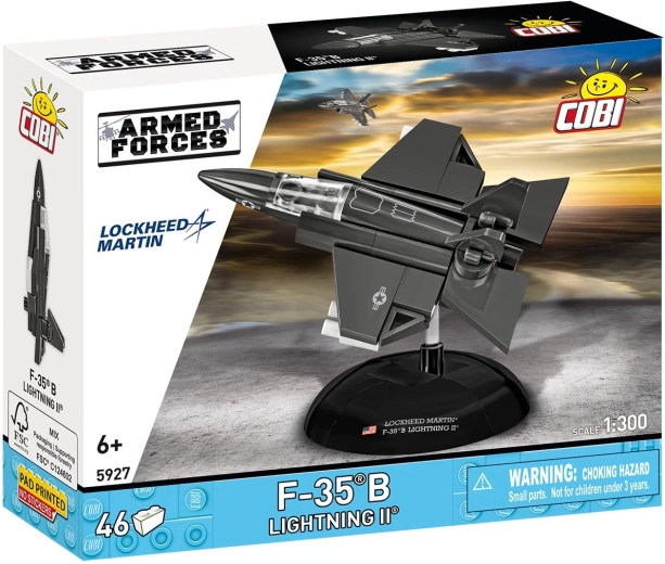 Cobi Armed Forces Lockheed Martin F-35B Lightning II 1:300 σετ κατασκευής 46 τεμαχίων