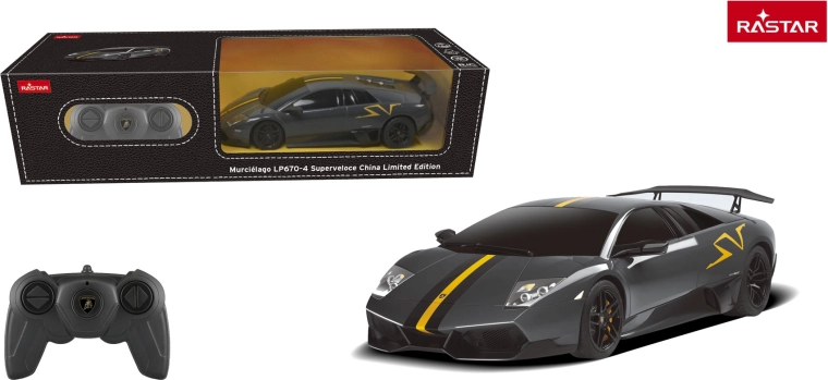 Rastar RC αυτοκίνητο Lamborghini Murciélago LP670-4 Superveloce 1:24 γκρι - 1 τεμάχιο