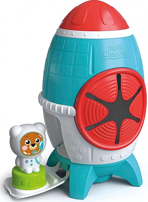 Μαλακό αισθητηριακό κουτί Vesmírná raketa με κύβους Soft CLEMMY