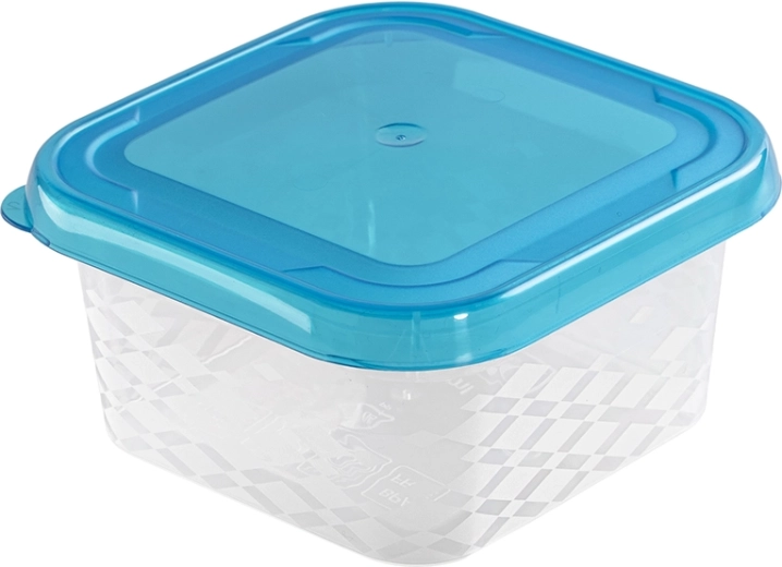 Blue Box Τετράγωνο δοχείο τροφίμων 0,25 l μπλε