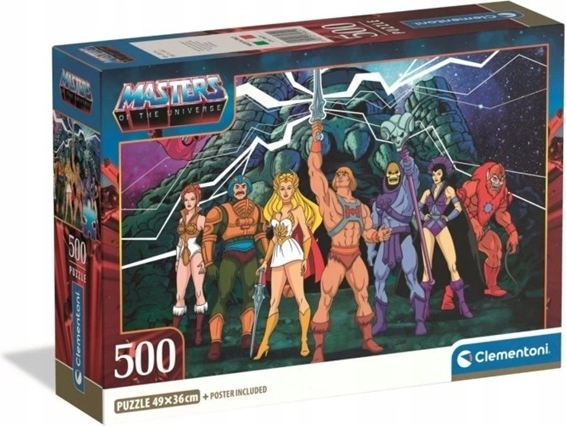 Clementoni συμπαγές παζλ 500 κομματιών Masters of the Universe