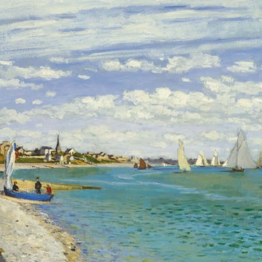 Curiosi τετράγωνο παζλ Q Art: Regata v Sainte‑Adresse, 66 κομμάτια