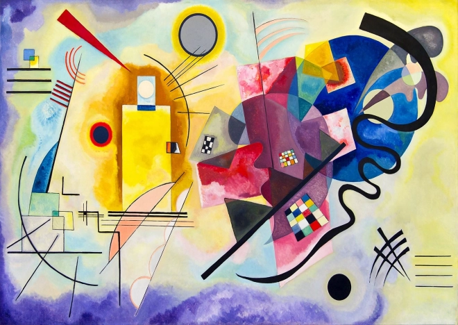 Παζλ Vassily Kandinsky Κίτρινο, Κόκκινο, Μπλε 1000 κομμάτια