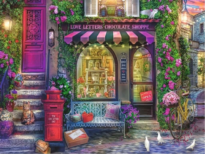 Παζλ Ravensburger Love Letters Chocolate Shop 1500 κομμάτια