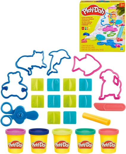 Σχολικό σετ δημιουργικής απασχόλησης Play-Doh με πλαστελίνη και εργαλεία
