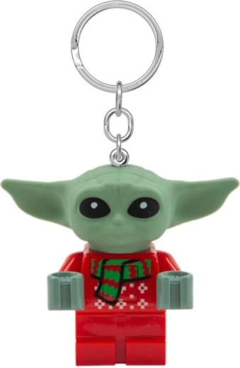 LEGO Star Wars Grogu φωτιζόμενο μπρελόκ για κλειδιά – χριστουγεννιάτικη έκδοση