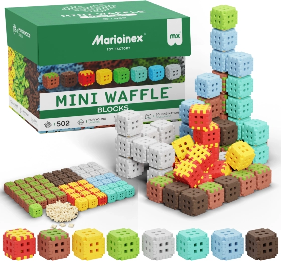 Κατασκευαστικό σετ Mini Waffle Blocks 502 τεμ. MARIOINEX