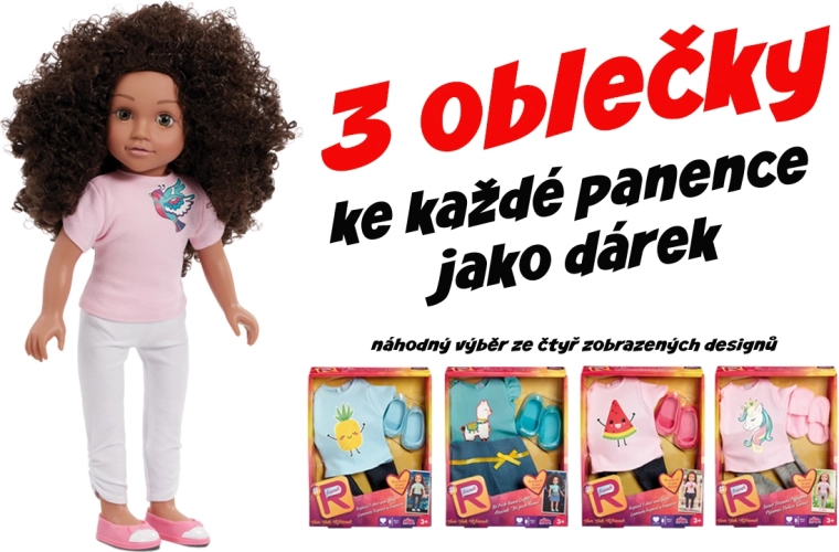 Κούκλα Mia με ρουχαλάκια