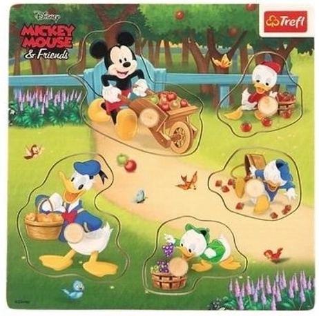 Trefl μίνι ξύλινα παζλ Mickey Mouse