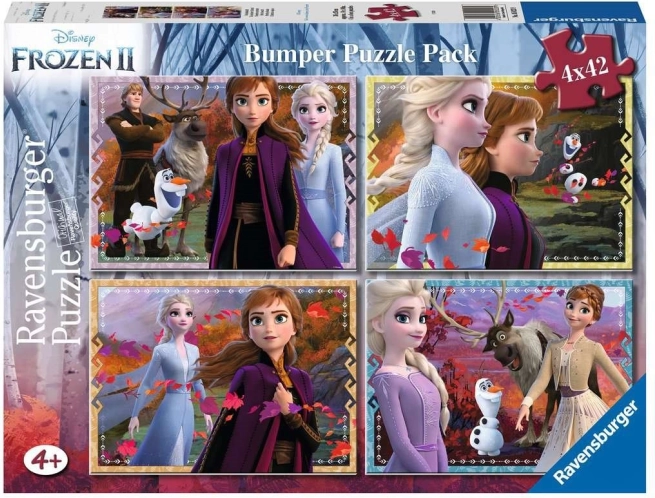 Παζλ Frozen 2: Η Μοίρα Περιμένει 4 x 42 κομμάτια