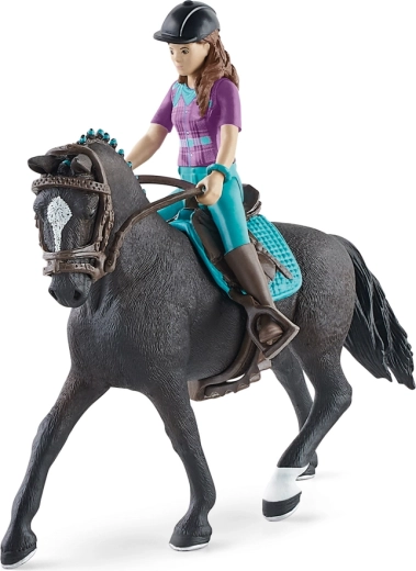Schleich Horse Club Λίζα με το άλογο Storm