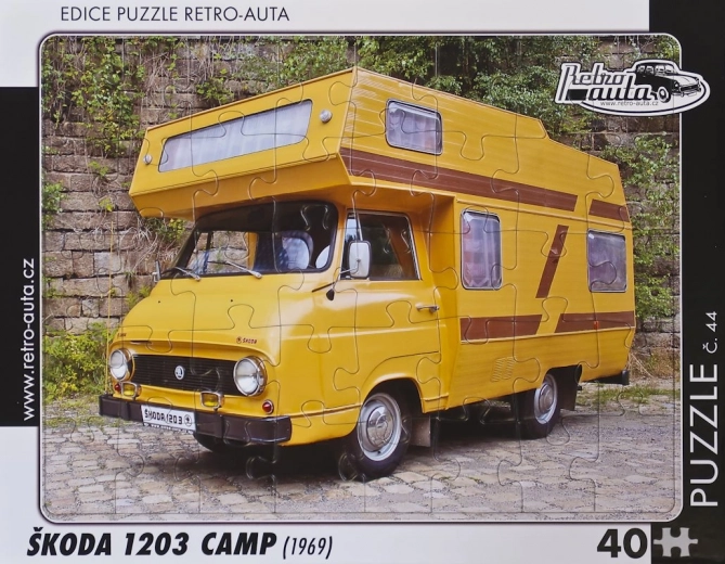 Παζλ Retro Αυτοκίνητα Škoda 1203 Camp 40 κομμάτια