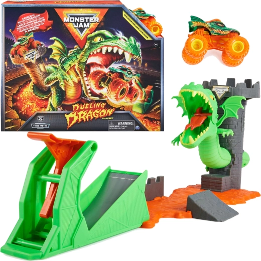 Σετ παιχνιδιού Monster Jam Μάχη με τον δράκο 1:64