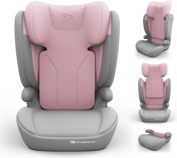 Παιδικό κάθισμα αυτοκινήτου Kinderkraft i-spark 2 plus i-size 100–150 cm pink