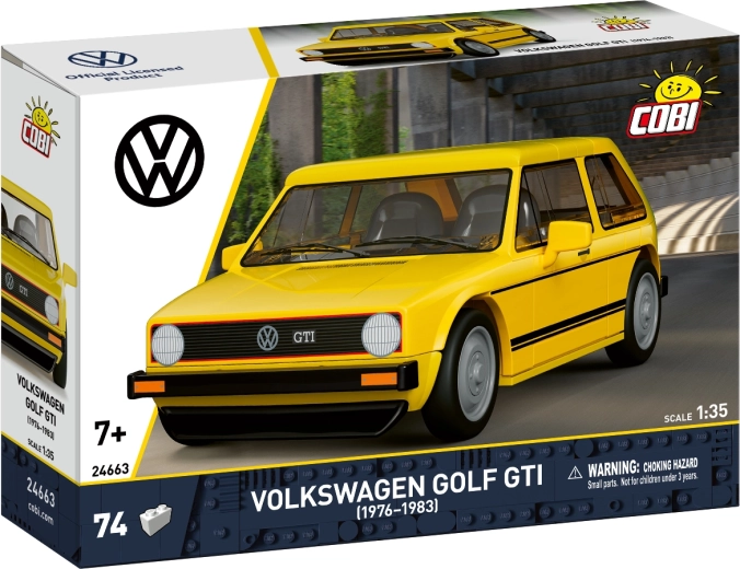 Cobi Volkswagen Golf GTI 1976–1983 σετ κατασκευής 1:35 (74 κομμάτια)