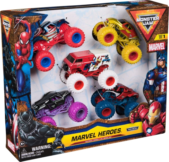 5 ηρωικά monster trucks σε μία συσκευασία