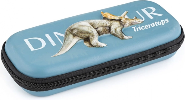Σχολική κασετίνα 3D θήκη Dino Triceraptos