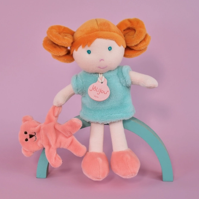 Doudou Jolijou Κούκλα Miss Mint 21 cm