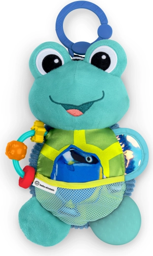 Baby Einstein βελούδινη δραστήρια χελώνα με κρίκο C Neptune’s Sensory Sidekick