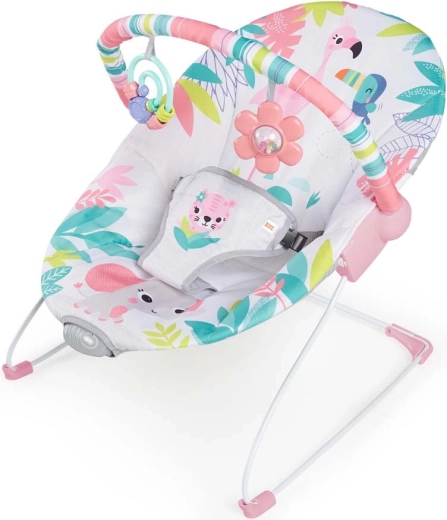 Δονητικό βρεφικό ρηλάξ BRIGHT STARTS Flamingo Vibes, 0m+, έως 9 kg