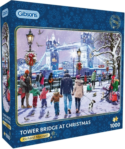 Παζλ Gibsons Tower Bridge τα Χριστούγεννα 1000 κομμάτια