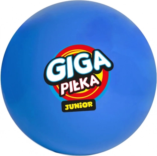 Gigapiłka Junior μπλε φουσκωτή μπάλα για παιδιά