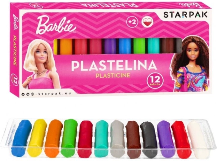 Πλαστελίνη Barbie 12 χρώματα