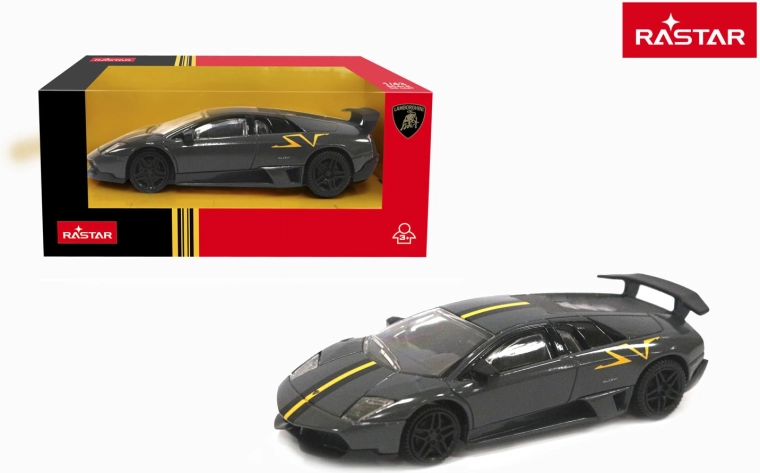 Μοντέλο αυτοκινήτου Rastar Lamborghini Murciélago LP 670-4 SV Superveloce 1:43 γκρι