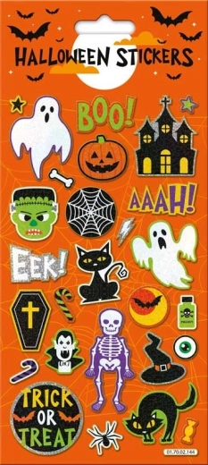 Αυτοκόλλητα Halloween πορτοκαλί