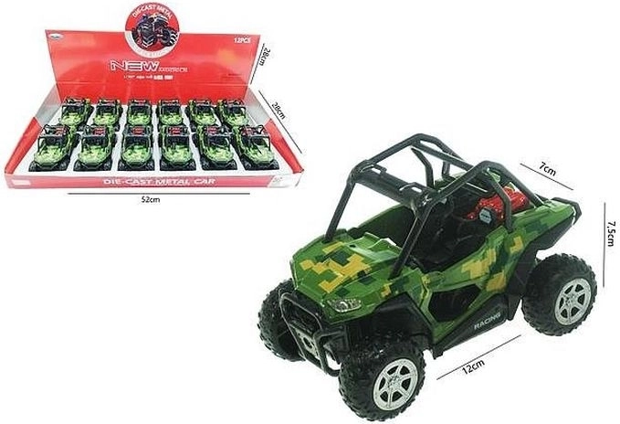 Buggy σε στρατιωτικό στυλ 12 cm με φως και ήχο