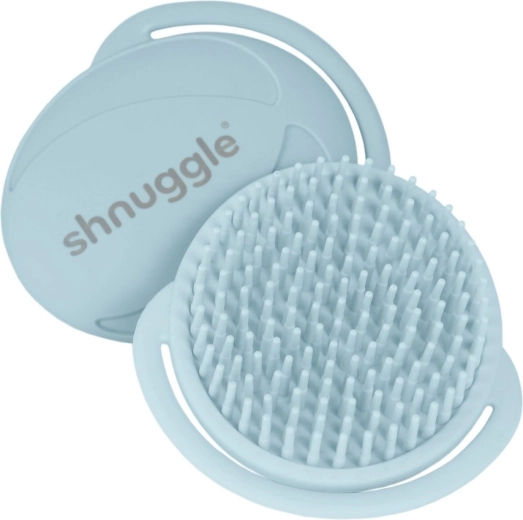 Shnuggle παιδική σιλικονούχα βούρτσα blue